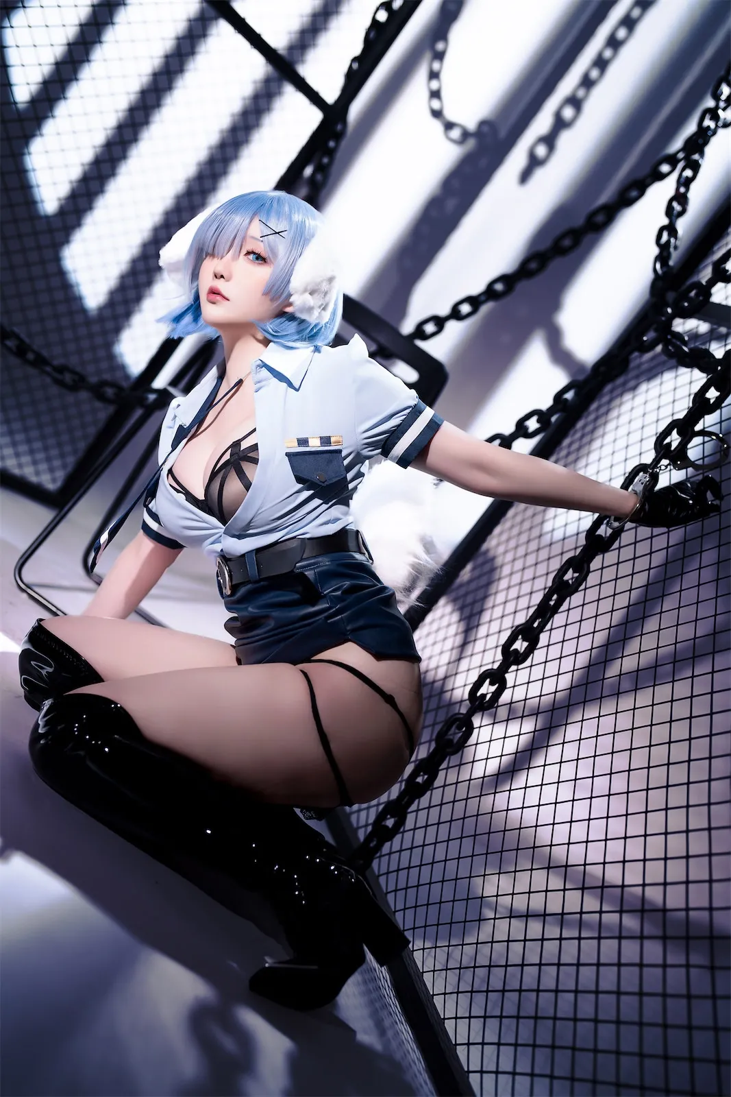 Hoshilily (星之迟迟) Rem Dog-Eared Police Officer - ReZero-erohere72.webp